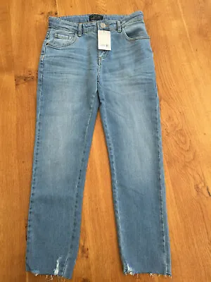£6.99 • Buy NEXT Boys Light Blue Distressed Raw Hem Jeans  - BNWT - 12 Years