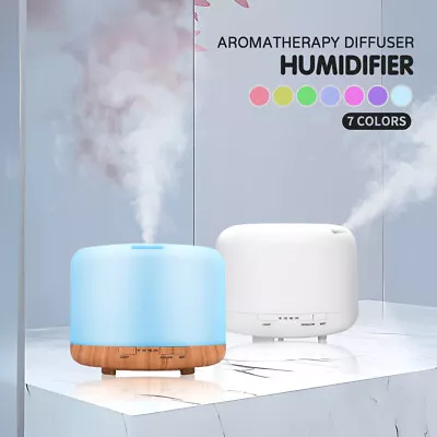 500ML Aroma Aromatherapy Diffuser LED Oil Ultrasonic Air Humidifier Purifier • $19.39