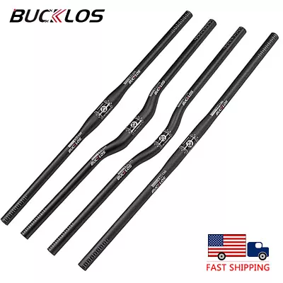 Carbon Fiber Handlebar 25.4/31.8*660/720/760mm Mountain Bicycle Flat Riser Bar • $44.87