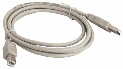 $3.25 • Buy USB 1m Type A-B Cables USB2 2.0 Beige For PC NB Printer Scanner Data Cable *NEW