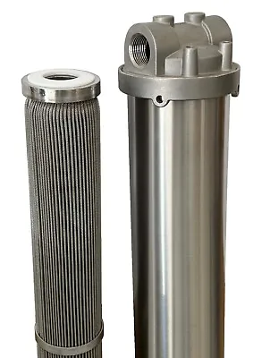 Endoer Filtration Cleanable Stainless Steel Pleated Filter & Housing 30 L • $484