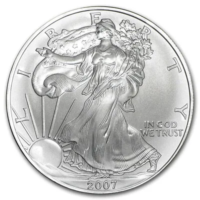 2007  100 - Silver American Eagles In 5 Tubes*Fresh From Monster Box* • $3999