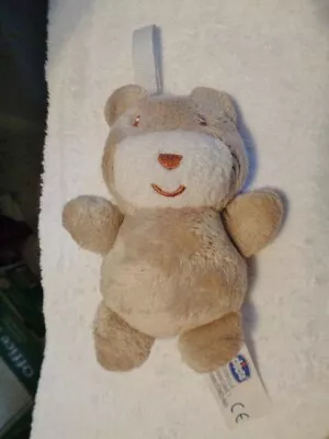 Bear Tan Mini 5  Teddy Plush Stuffed Animal Pacifier Holder CHICCO Artsana S.p.A • $14.99