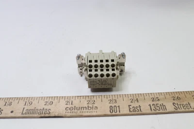 $26.04 • Buy Harting Rectangular Socket Insert 14-26AWG Cage Clamp 500V 09330102772 