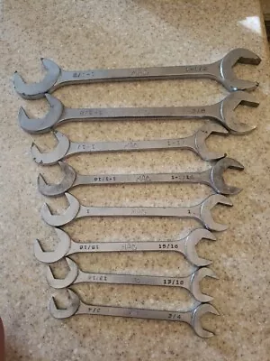 Mac Tools Offset Angled Open End SAE Wrench Set 8 Piece  • $240