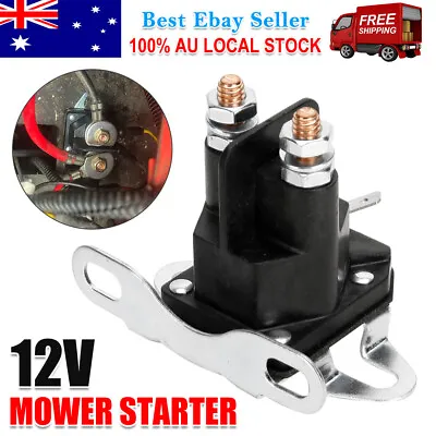 Universal 12 Volt Mower Starter Solenoid Relay Contactor Switch Engine Ride On		 • $18.45
