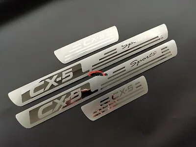 For Mazda CX5 Car Accessories Door Sill Protector Scuff Plates Stainless Steel • $43.99