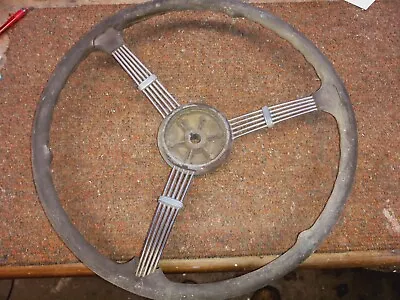 1937 Ford BANJO STEERING WHEEL Original Deluxe Accessory + • $235