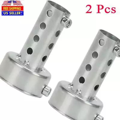 2Pcs Universal Motorcycle Exhaust Can Muffler Insert Baffle DB Killer Silencer • $8.99