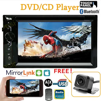 2DIN 6.2  Car Stereo CD DVD Mirror Link For GPS HeadUnit W/Camera For Ford F-150 • $90.60