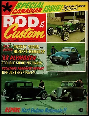 September 1968 Rod & Custom Magazine Special Canadian Issue Volksrod • $8