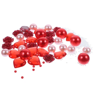 $12.98 • Buy Floating Pearls Vases Desktop Decoration Ornaments Heart Shaped Vase Candle