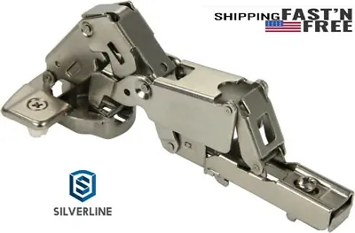 Silverline Lazy Susan Corner Hinge Clip On 165 Angle  With Face Frame Base Plate • $6.99