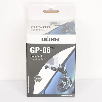 Dorr GP-06 Suction Pod Mount For GoPro Action Camera (8198BL) • £6.99