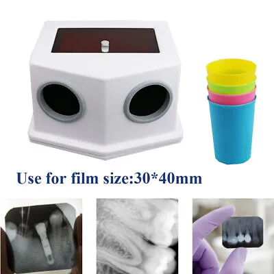 Dental X-Ray Film Processor Developer Manual Washing Darkroom Box For 30*40mm US • $129.19