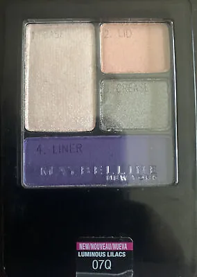 Maybelline Expert Wear Eyeshadow Quad In Luminous Lilacs 07Q Shade • $8.99
