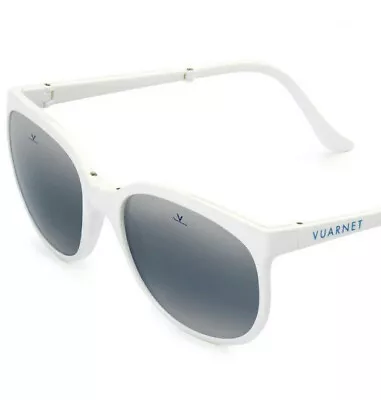 Vuarnet Sunglasses VL002F00050636 LEGEND 02 FOLDING White + Blue Polarlynx PLZD • $270.46