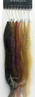 Balmain Paris Hair Extension HUMAN Hair Stylist's Color Swatch • $12.74