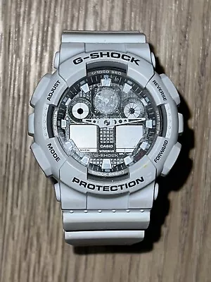 Men's ANALOG-DIGITAL Watch CASIO  G-Shock  (5081) GA-100LG. Alarm. Chronograph • $75