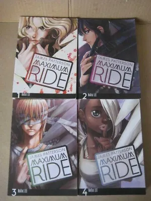 James Patterson Maximum Ride Manga Series 4 Books Set Paperback • $43.99