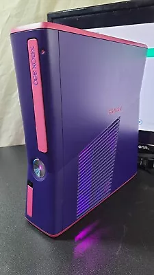 Custom Cosmo Xbox 360 Slim With Pink/Blue LEDS RGH 3 250gb HDD • $195