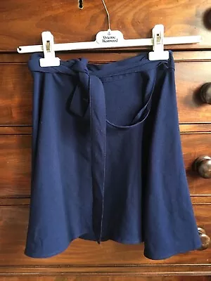 £7.99 • Buy AMERICAN APPAREL Cute Navy Royal Blue Skirt XS S UK 6 - 8 - 10