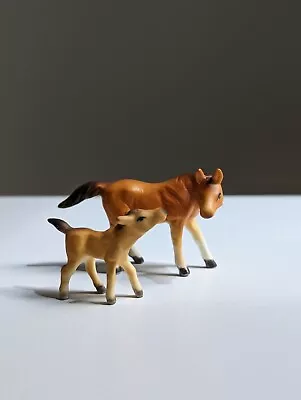 Vintage Miniature Horse & Colt Figurines  Japan Bone China Collectable  • $24