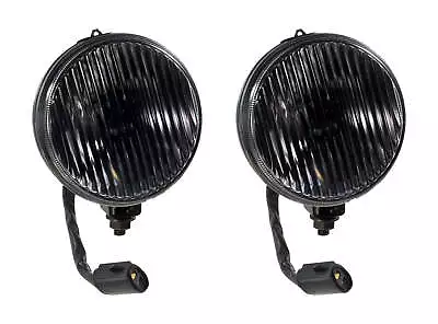 1987-1993 Mustang GT Or Cobra Stock Smoked Fog Lights Lamps Bracket H3 55W Bulbs • $79.95