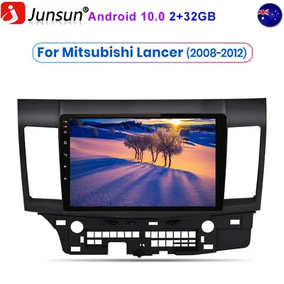$289.99 • Buy For Mitsubishi Lancer 2008-2012 10''Android 10 Car Stereo Radio GPS Navi DAB+ BT