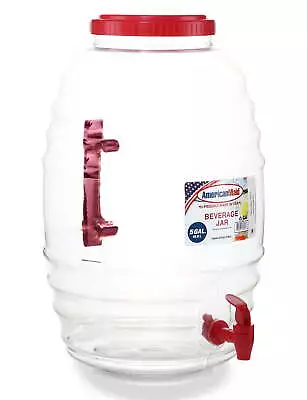 5 Gallon Red Beverage Dispenser • $15.62