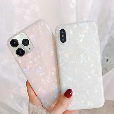 $5.62 • Buy Shell Marble Shockproof Hard Case Cover For IPhone 11 Pro Max XS XR 8 7 Plus 6s