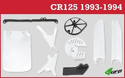 Honda CR 125 93 - 94 Plastic Add Ons Fork Sliders Frame Guards Disc Guard  • $161.62