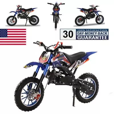 2-Stroke Mini Bike Dirt Off Road Motorcycle 49CC Kid Pit Bike Scooter Gas Power  • $264.99