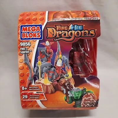 Mega Bloks Fire & Ice Dragons Fire Sentry 9856 • $31.99