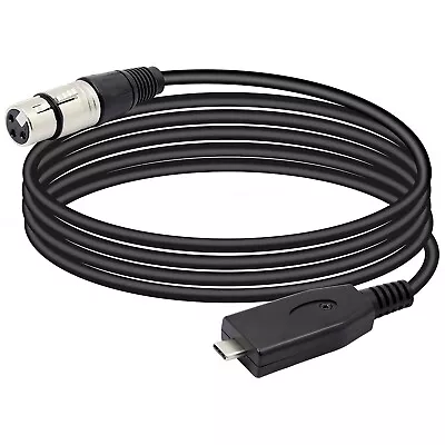 XMSJSIY Type C To XLR Microphone Adapter Cable USB C To XLR Audio Connector  • £8.99