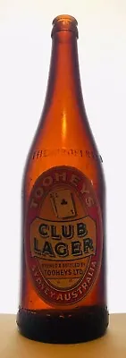 VINTAGE BOTTLE AMBER BROWN GLASS BEER  ‘NSW BOTTLE COMPANY’ BOTTLE 26Oz 1930 • $19.99