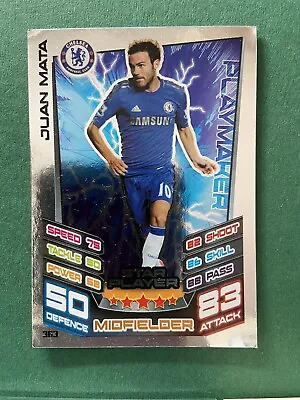 Topps Match Attax 2012 -13 - #363 - Chelsea - Juan Mata - Star Player • £0.99