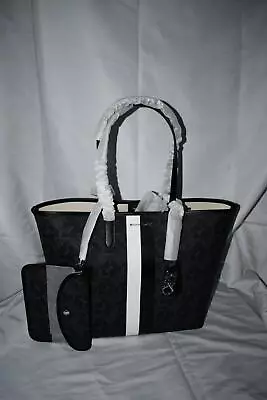 MICHAEL Kors Tote Bag In Allover Chain-link In Black/Optic White #30H3SZAT7B NWT • $159.99