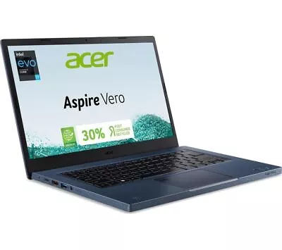 ACER Aspire Vero AV14-52P 14  Laptop - Intel Core I7 1TB SSD Blue - REFURB-A • £489.30