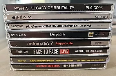 Punk Rock CD LOT Snax MISFITS Moldy Peaches 2000 DISPATCH Dambuilders FACE  FACE • $49.99