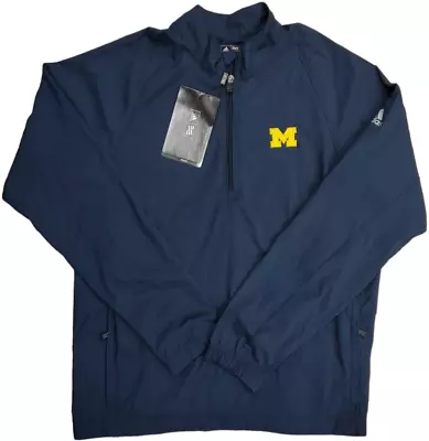 Michigan Wolverines 1/4 Zip Windbreaker Clima Proof • $46.99