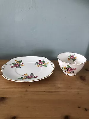 £25 • Buy Beautiful Vintage Regency Cake Plate & Sugar Bowl Genuine Bone China England 