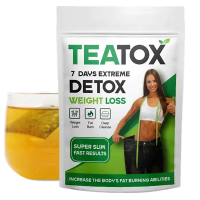 Teatox Slimming Tea Detox For Weight Loss 100% Herbal Natural Organic 14 Days • $14