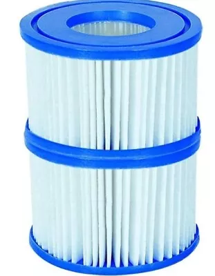 2 Pack Lay Z Lazy Hot Tub Spa Pool GENUINE Bestway Cartridge Filter • £8.75