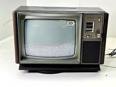 Zenith L1312W TV 80s Solid State Vintage Television • $69.99