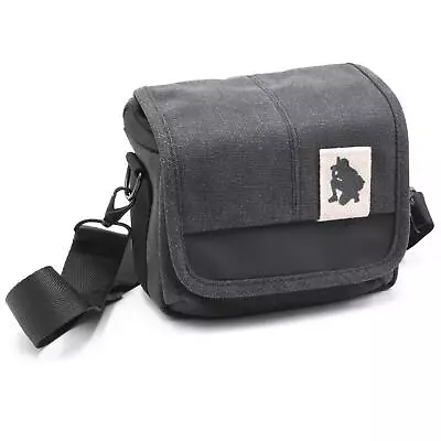 Universal Camera Bag Gray Canvas For Panasonic Lumix DMC-FZ 1000 EC • £15.80