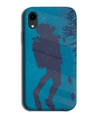 Underwater Scuba Diving Shadow Silhouette Phone Case Cover Outline Shape J248  • £14.95