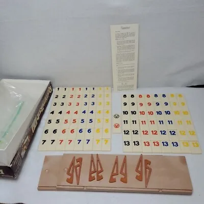 Rummikub Tile Game Vintage 1980 Pressman Toy Corp Age 8+ Made In Israel Complete • $35.98