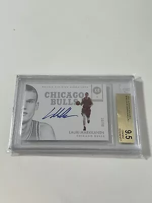 2017-18 Panini Encased Lauri Markkanen Rookie Scripted Sig Auto BGS 9.5 10 /99 • $147.50