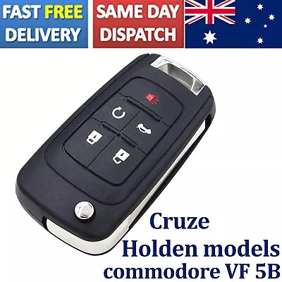 Remote Flip Key Shell For HOLDEN COMMODORE VF 5 Button  Blank Case/Enclosure • $11.49